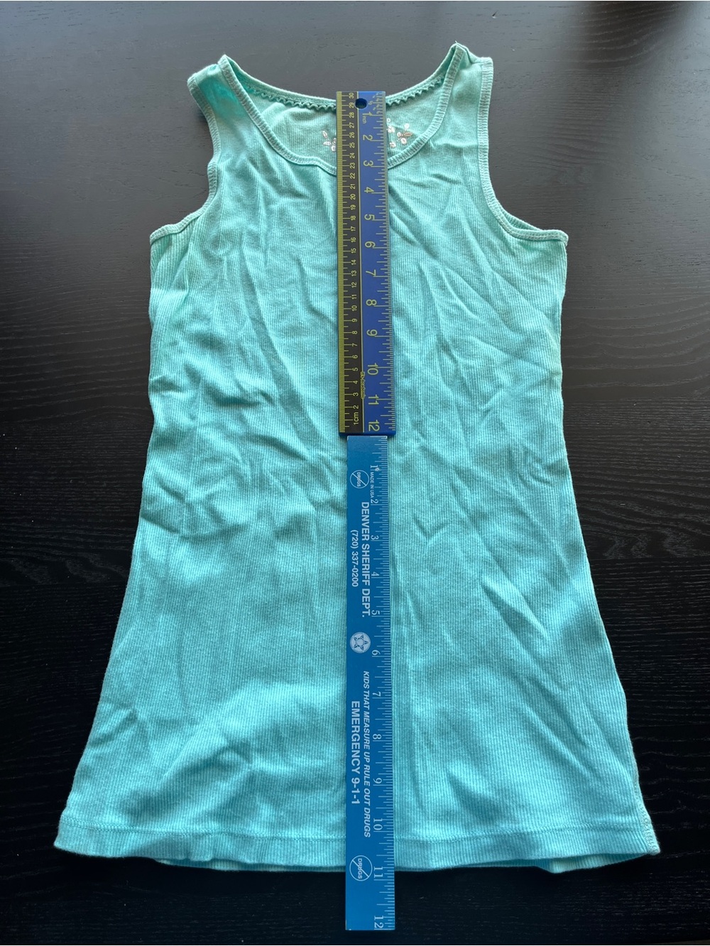 Mossimo Supply Co. Aqua Ribbed Tank Top - Picture 6 of 15